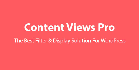 Content Views Pro v7.4.1 – WordPress 最佳过滤器和网格插件