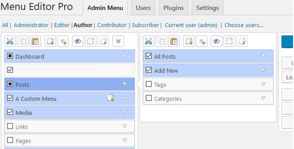 Admin Menu Editor Pro v2.37.1（未汉化） – wordpress菜单编辑器
