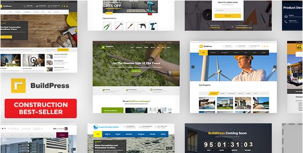 BuildPress v5.9.2 – 多功能建筑和景观WP主题