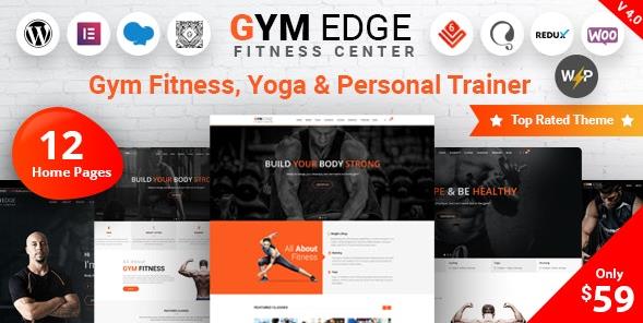 Gym Edge v4.3.8 无限制版 – WordPress 健身房健身主题