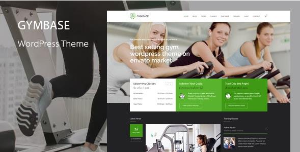 GymBase v16.1 –  WordPress健身房主题
