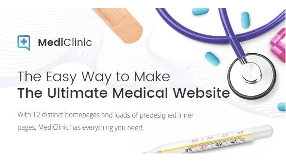 MediClinic v2.2.1 – 医疗主题