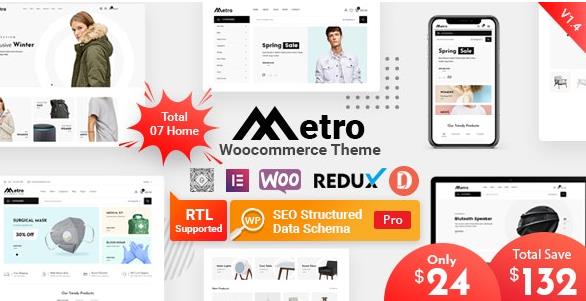 Metro v2.14.0（已汉化） – WordPress商店主题