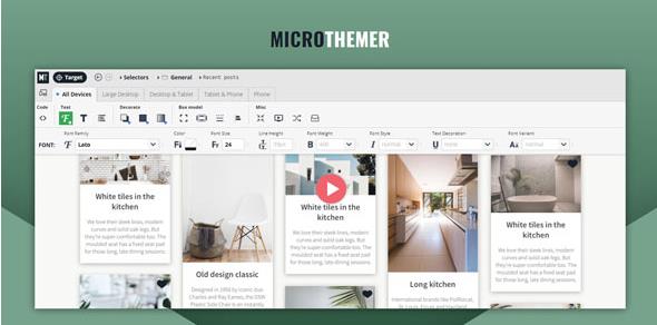 Microthemer Pro v7.5.3.8 – WordPress视觉设计CSS插件