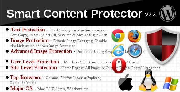 Smart Content Protector Pro v8.3 – 文本图像保护插件