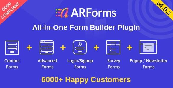 ARForms v7.2.3（已汉化） – WordPress表单生成插件