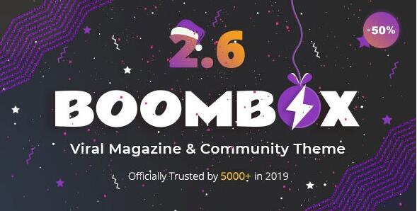 BoomBox v2.10.1无限制版（已汉化） – WordPress杂志主题