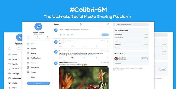 ColibriSM v2.0.1内置激活版（前端已汉化） – 终极PHP现代社交媒体共享平台