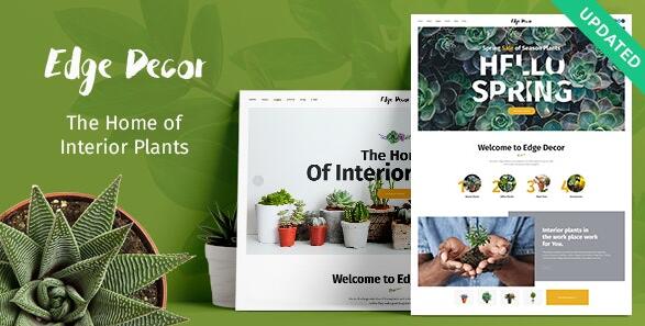 Edge Decor v1.2.1 – WordPress现代园艺美化主题