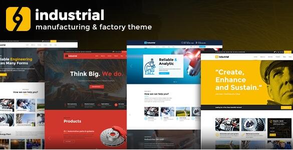 Industrial v1.6.2 – WordPress工业工厂主题