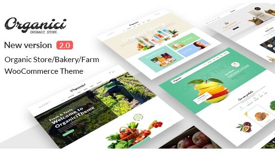 Organici v2.1.3 – Organic Store＆Bakery WooCommerce主题
