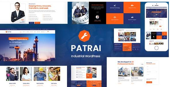 Patrai Industry v2.6 – WordPress工业制造商主题