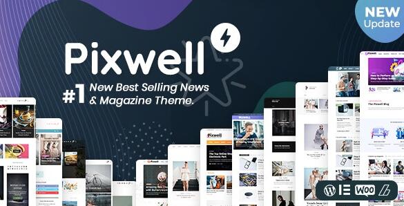 Pixwell v11.8 –WordPress现代杂志主题