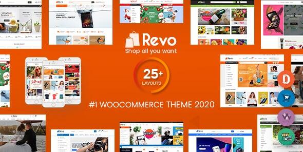 Revo v4.1.1无限制版 – WordPress多用途WooCommerce 主题