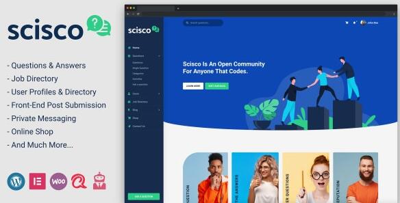 Scisco v1.5 – WordPress问答主题