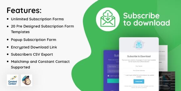 Subscribe to Download v2.1.0 – WordPress订阅下载插件
