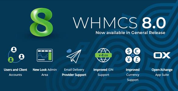 WHMCS v8.1.0无限制版 – 虚拟主机自动计费平台