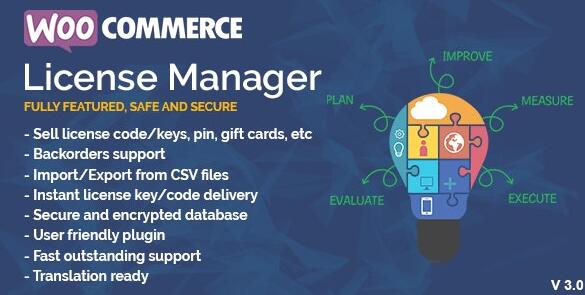 WooCommerce License Manager v7.2.0无限制版（已汉化） – WooCommerce 许可证管理器