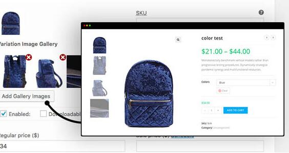 Additional Variation Images Gallery for WooCommerce – Pro v1.3.18无限制版（已汉化）