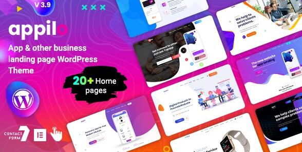Appilo v7.0.0无限制版 –  WordPress应用着陆页主题