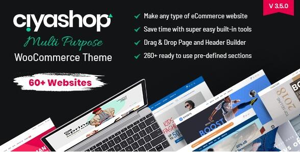 CiyaShop v4.23.1（已汉化）– WooCommerce WordPress主题