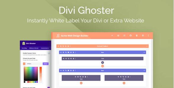 Divi Ghoster v5.0.58无限制版 – 白色标签Divi插件