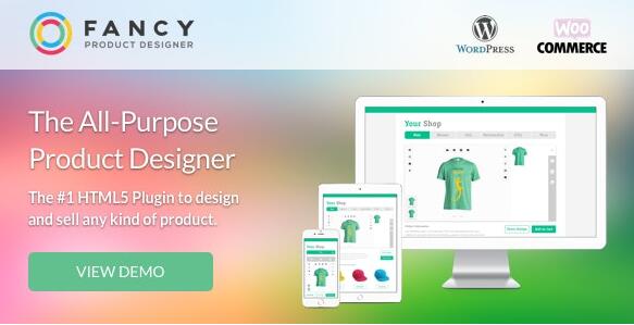 Fancy Product Designer v6.5.1（已汉化） + Plus Add-On v1.3.5