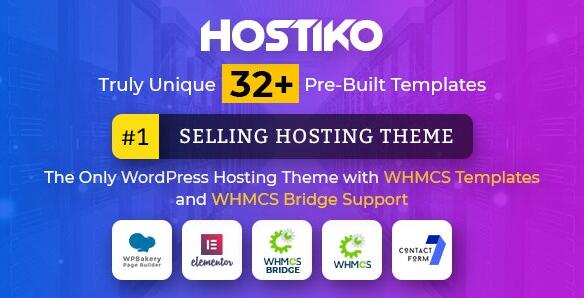 Hostiko v94.5.9无限制版（已汉化）– WordPress WHMCS托管主题