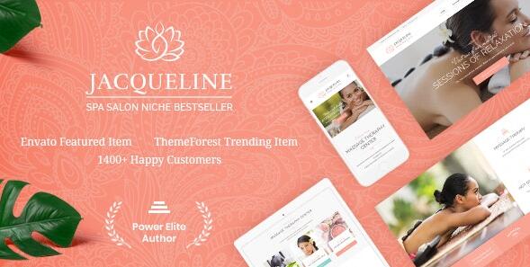 Jacqueline v2.24 – 水疗和按摩沙龙美容WordPress主题+ Elementor