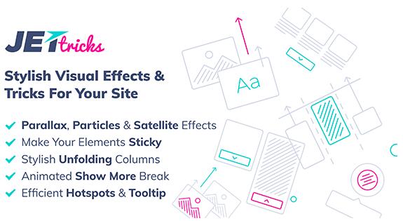 JetTricks v2.0.2无限制版 – Elementor的视觉效果