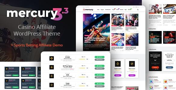 Mercury v3.9.12 无限制版– WordPress新闻主题