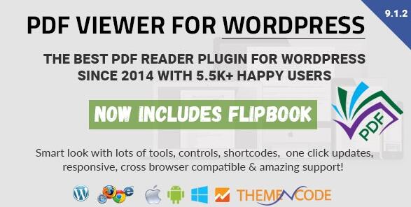 PDF viewer for WordPress v11.5.0无限制版（已汉化） – WordPress高级PDF阅读插件