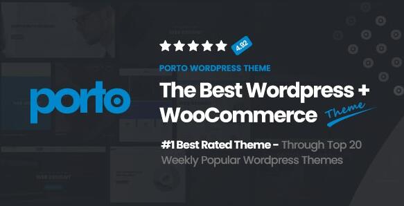 Porto v7.9.5 无限制版（已汉化） – WordPres企业多功能主题
