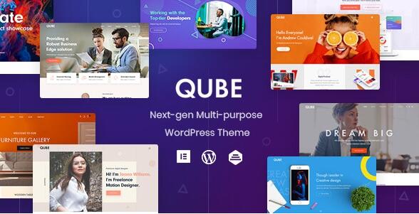 Qube v1.1.5 无限制版– 响应式多用途主题