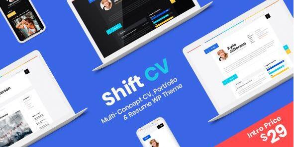 ShiftCV v3.0.25无限制版 –WordPress博客\简历\作品集\ 主题