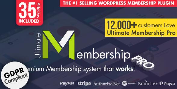 Ultimate Membership Pro v13.7.5.3无限激活版（已汉化）- WordPress会员插件
