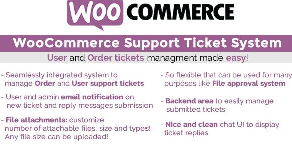WooCommerce Support Ticket System v18.6无限制版 – WooCommerce 支持票务系统