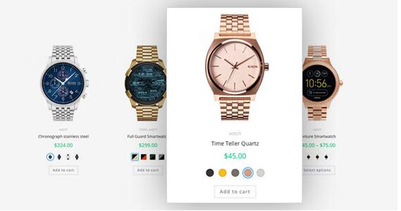 WooCommerce Variation Swatches Pro v2.6.0无限制版（已汉化） – WooCommerce 变体色板插件