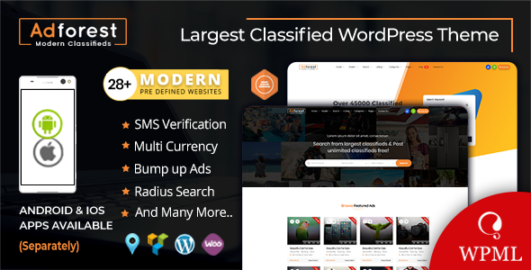 AdForest v6.0.12（已汉化） – WordPress分类广告主题