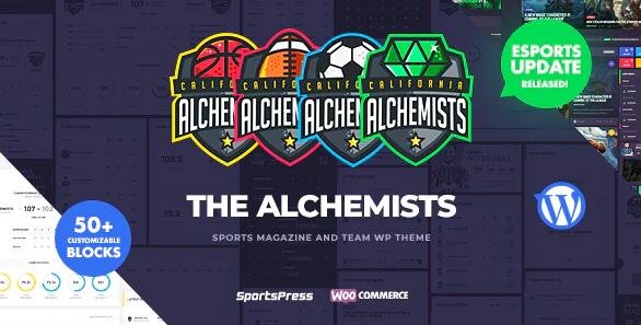 Alchemists v4.7.1无限制版 – WordPress杂志主题