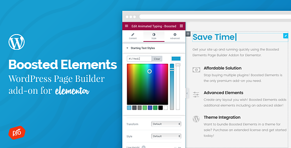 Boosted Elements v6.3 – Elementor的附加组件