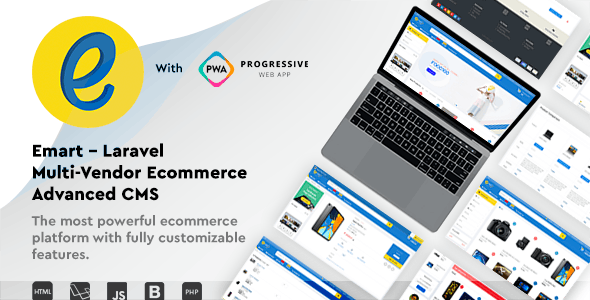 Emart v6.3无限制版 –  Laravel多供应商电子商务高级CMS
