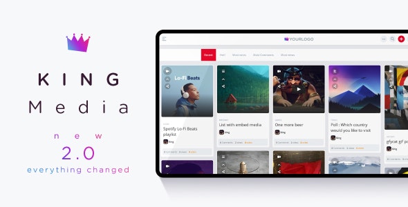 King Media v9.1 无限制版– 新闻杂志视频网站源码