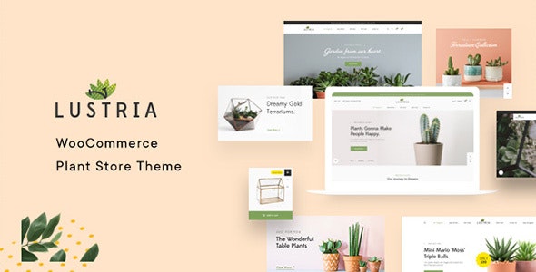 Lustria v4.5 – WordPress多功能植物商店主题