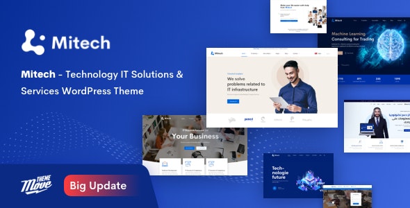Mitech v2.2.0 –技术IT解决方案和服务WordPress主题