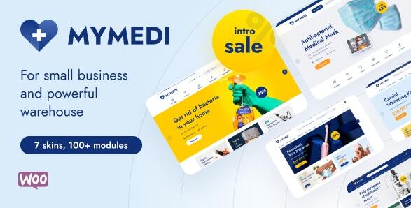 MyMedi v1.8.0内置激活版（已汉化） –响应式WooCommerce WordPress主题