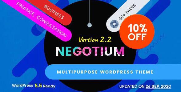 Negotium v2.2无限制版 – WordPress多用途业务主题