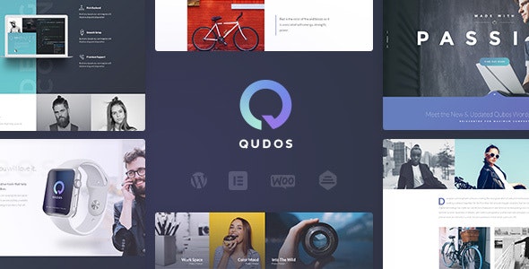 Qudos v1.5.3无限制版–WordPress投资组合和代理主题