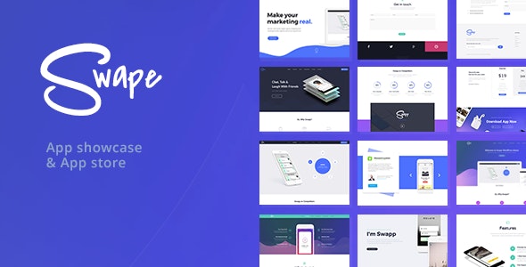 Swape v2.5 – App Showcase和App Store WordPress主题