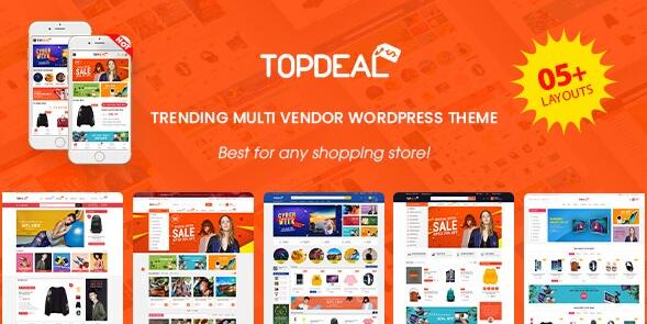 TopDeal v2.3.19无限制版 – WordPress多供应商市场主题